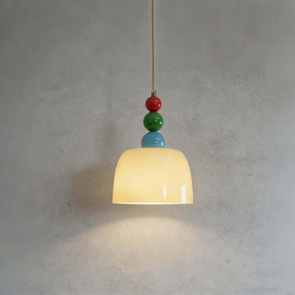 Nuvlight Feniro Pendant Lamp – French Cream Glass Pendant Lamp