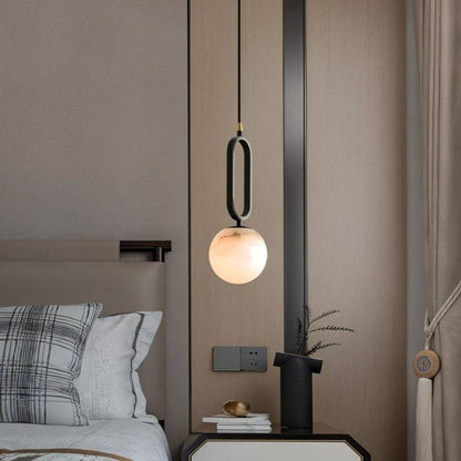 Gong Alabaster Pendant Light