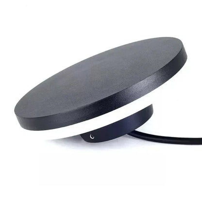 Solara Minimalist LED Outdoor Wall Lamp – Black/White Round/Square Porch Sensor Light