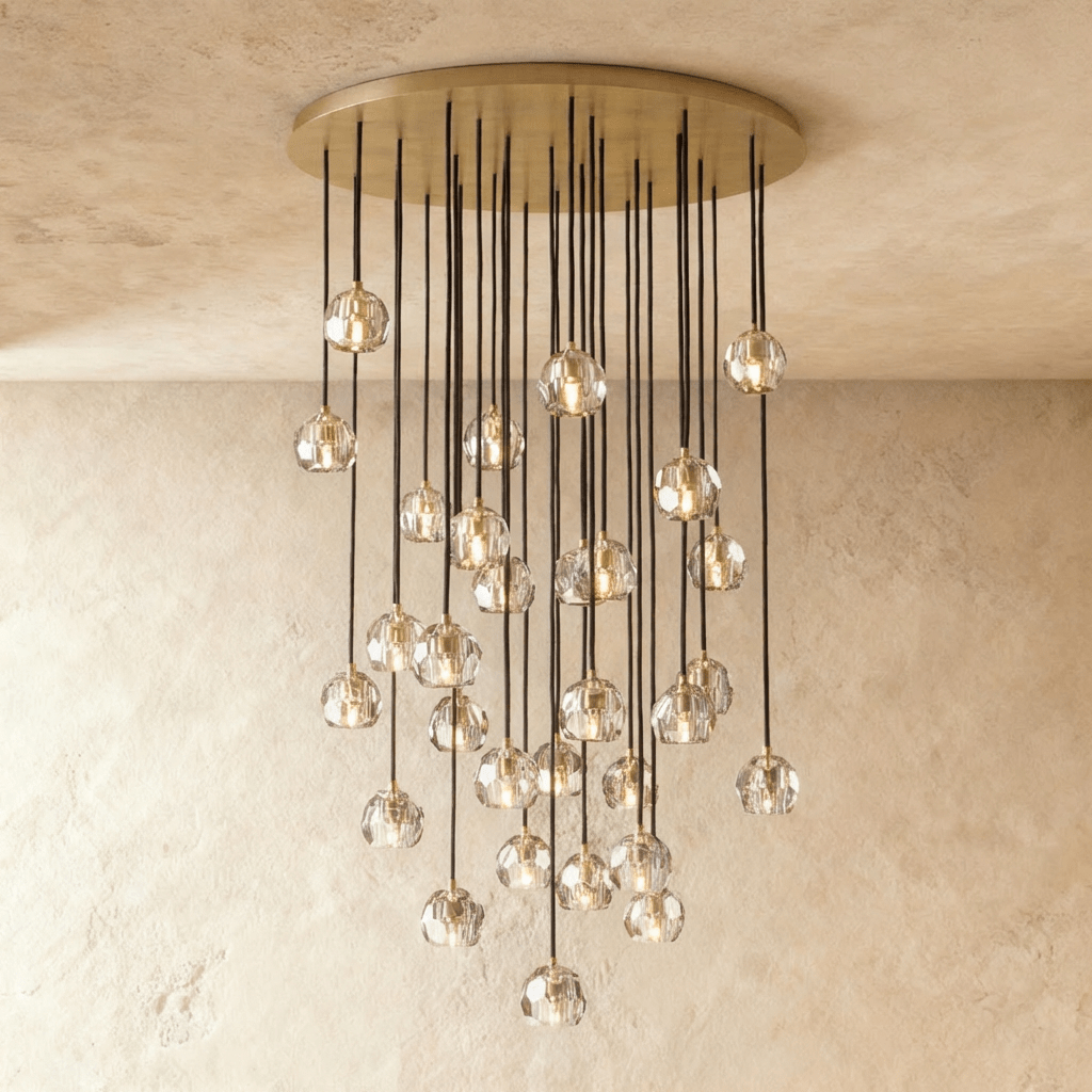 Nuvlight Kurst Round Cluster Chandelier