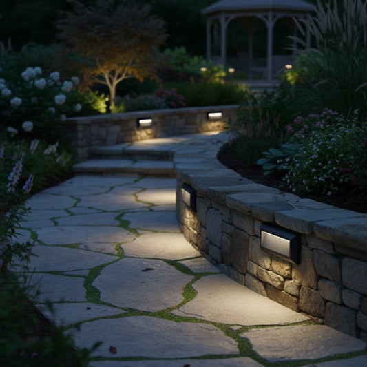 Nuvlight outdoor LED wall light with a compact metal design
