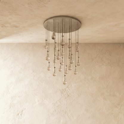 Pulcher Glass Tears Chandelier