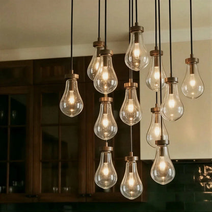 Pulcher Glass Tears Chandelier