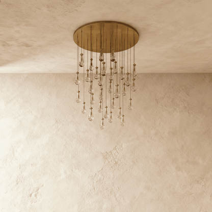 Pulcher Glass Tears Chandelier
