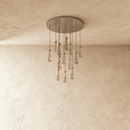 Pulcher Glass Tears Chandelier