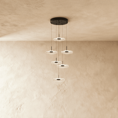 Nuvlight Rotasu Staircase Chandelier 