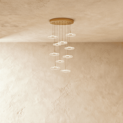 Nuvlight Rotasu Staircase Chandelier 