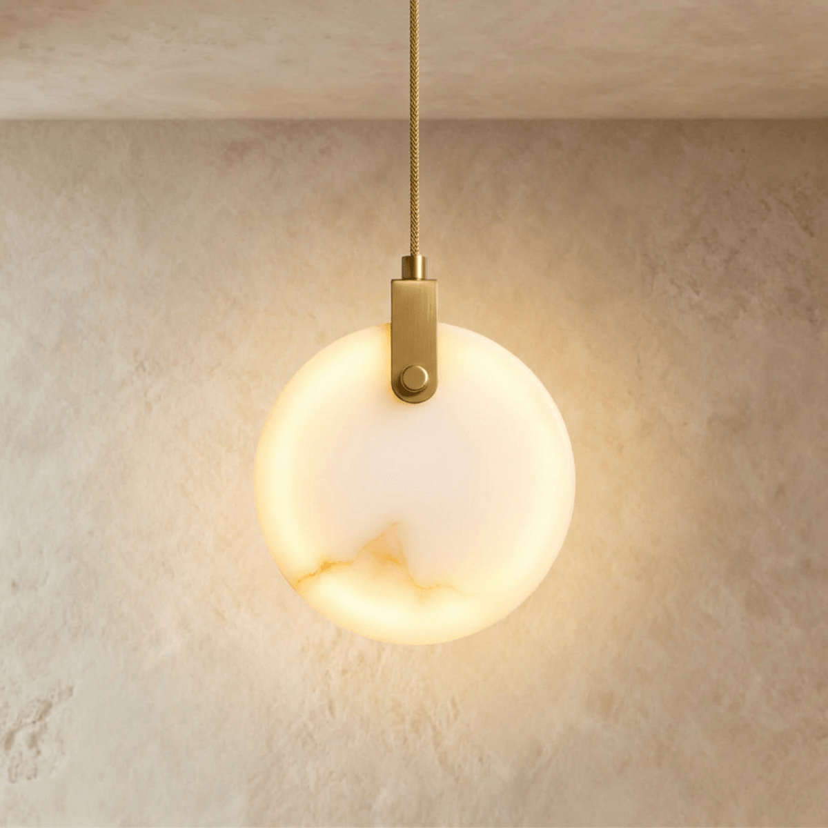 Nuvlight Zenqua Alabaster Pendant Light