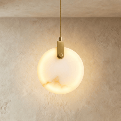 Nuvlight Zenqua Alabaster Pendant Light