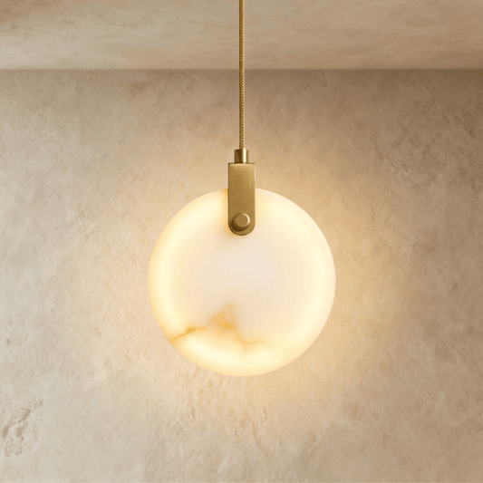 Nuvlight Zenqua Alabaster Pendant Light