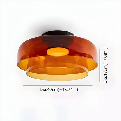 Nuvlight Colored Glass Ceiling Light