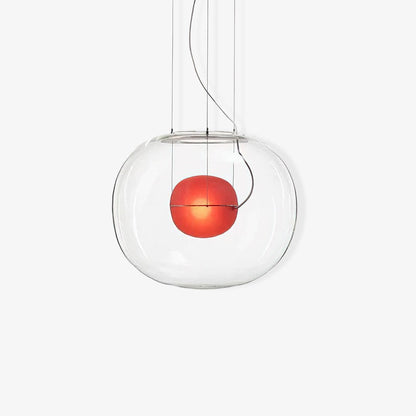 Glass Globe Pendant Light for Living Room and Foyer