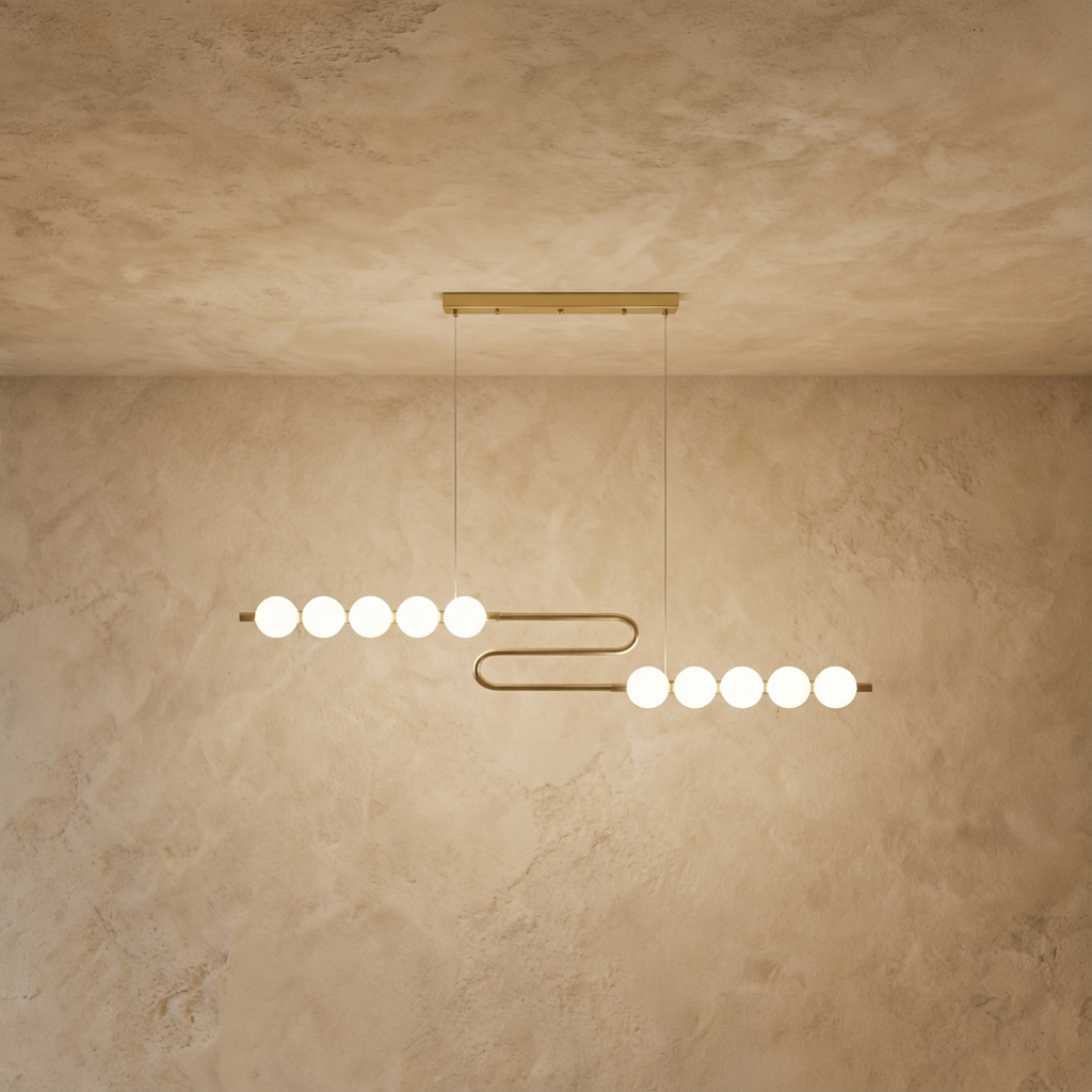 nuvlight Agnes Minimalist High-CRI Geometric Chandelier