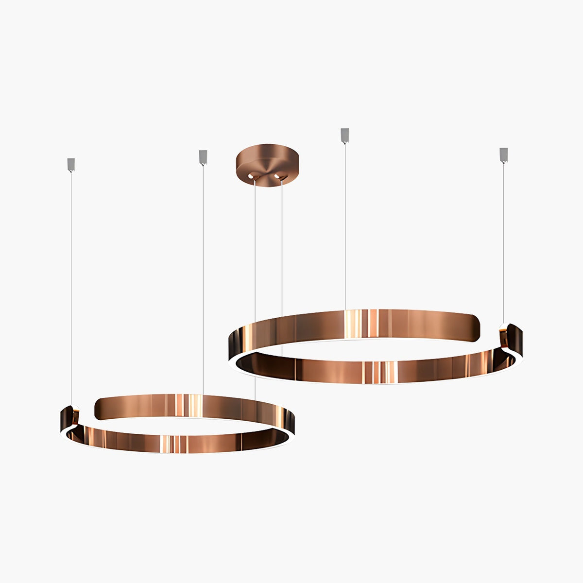 Nuvlight Modern Ring LED Chandelier for Living Room