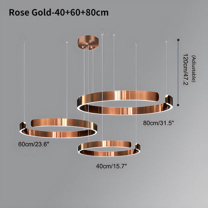 LED Ring Chandelier for Living Room and Office