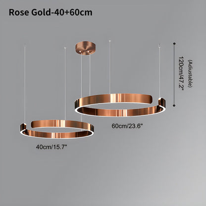 LED Ring Chandelier for Living Room and Office