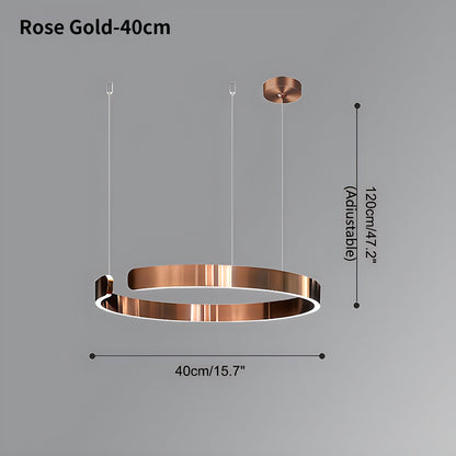 LED Ring Chandelier for Living Room and Office