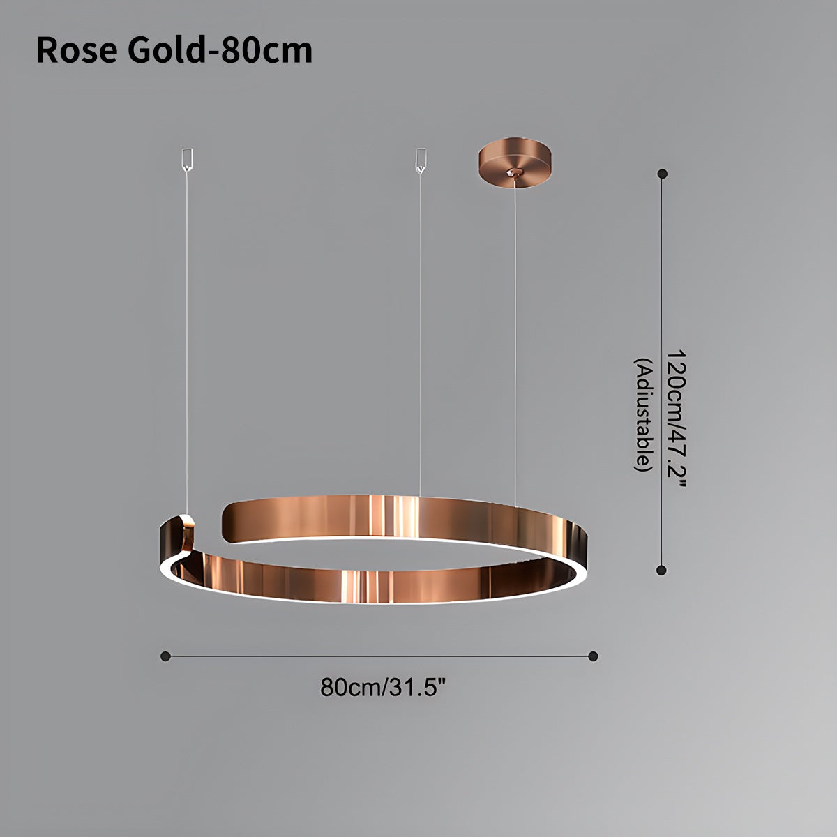 LED Ring Chandelier for Living Room and Office