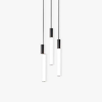 Gold Cylinder Pendant Light for Kitchen Island