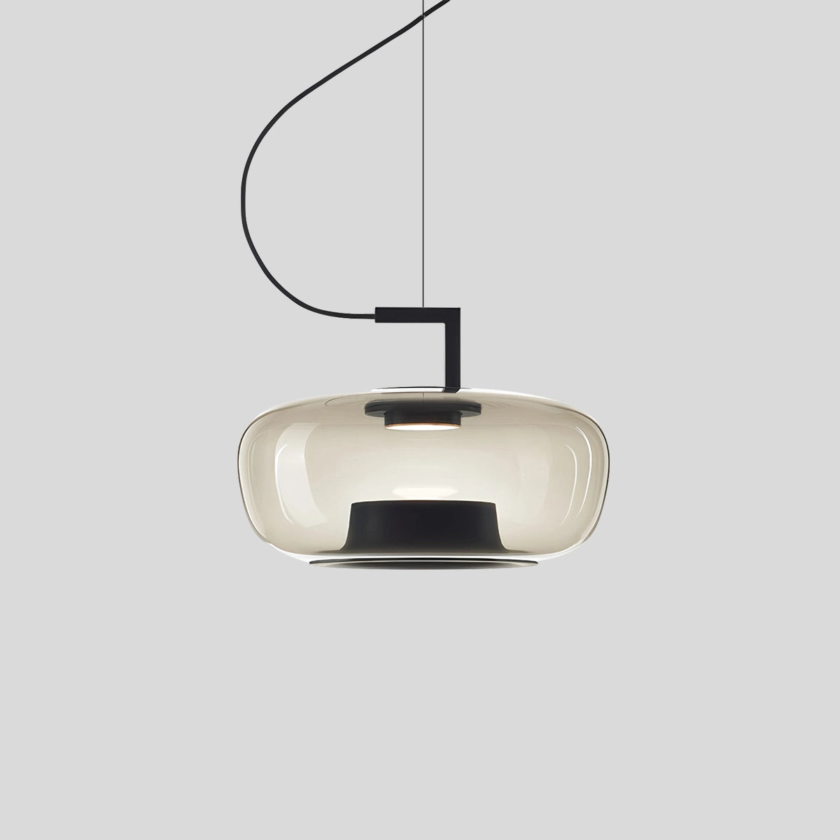 Nordic Minimalist Glass Pendant Light Style A Frosted White Warm Light