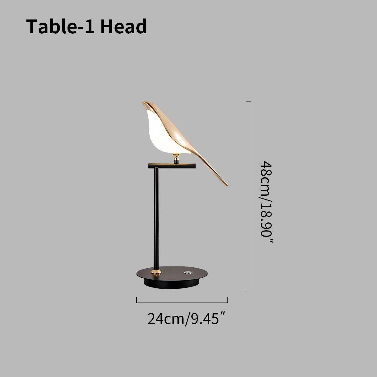 Gold Bird Chandelier for Living Room