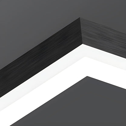 Black Linear Chandelier for Dining Table
