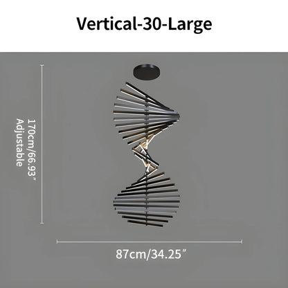 Fishbone Linear Chandelier for Dining Table and Kitchen Island