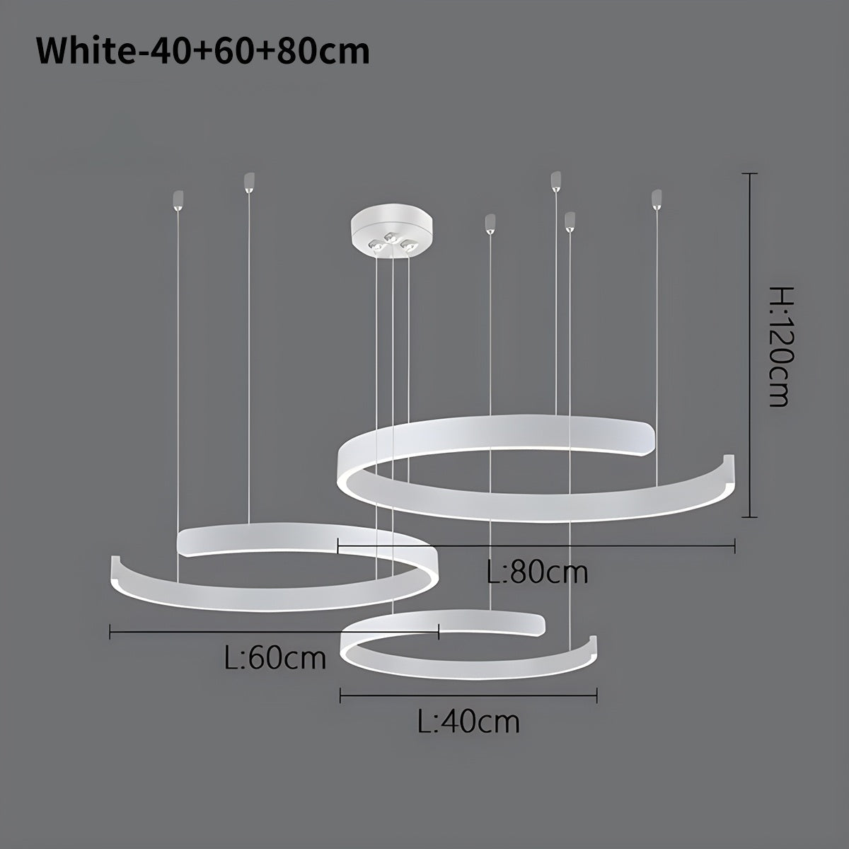 LED Ring Chandelier for Living Room and Office