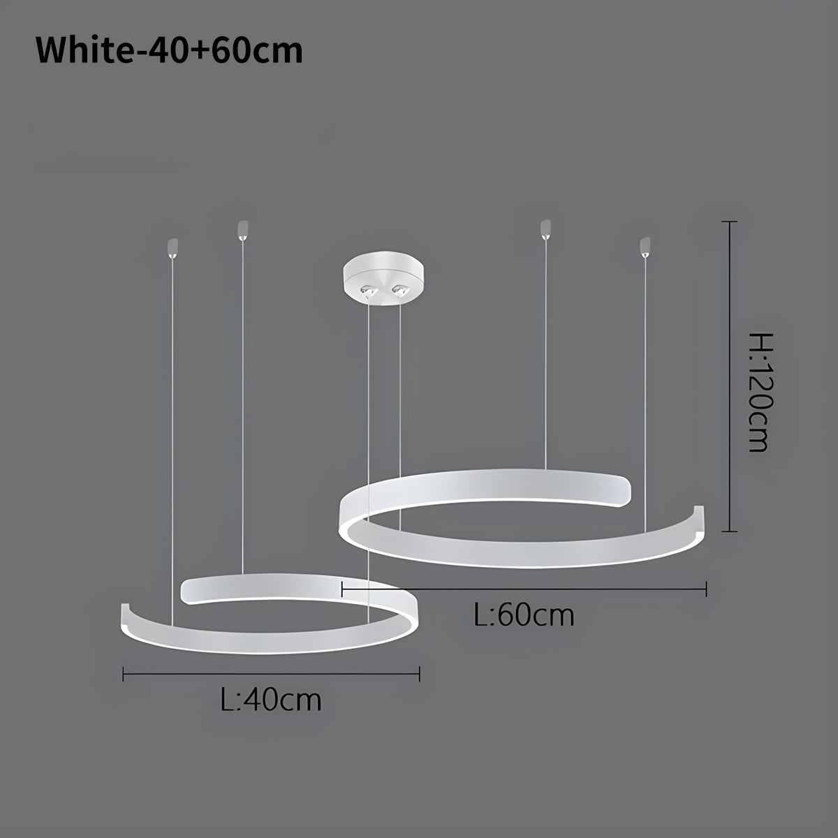 LED Ring Chandelier for Living Room and Office