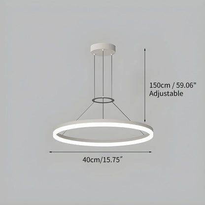 LED Ring Pendant Light for Living Room