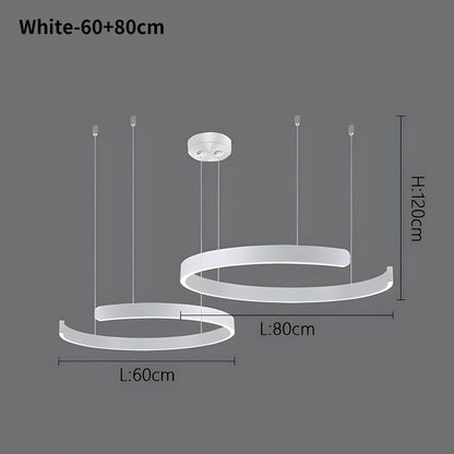 LED Ring Chandelier for Living Room and Office