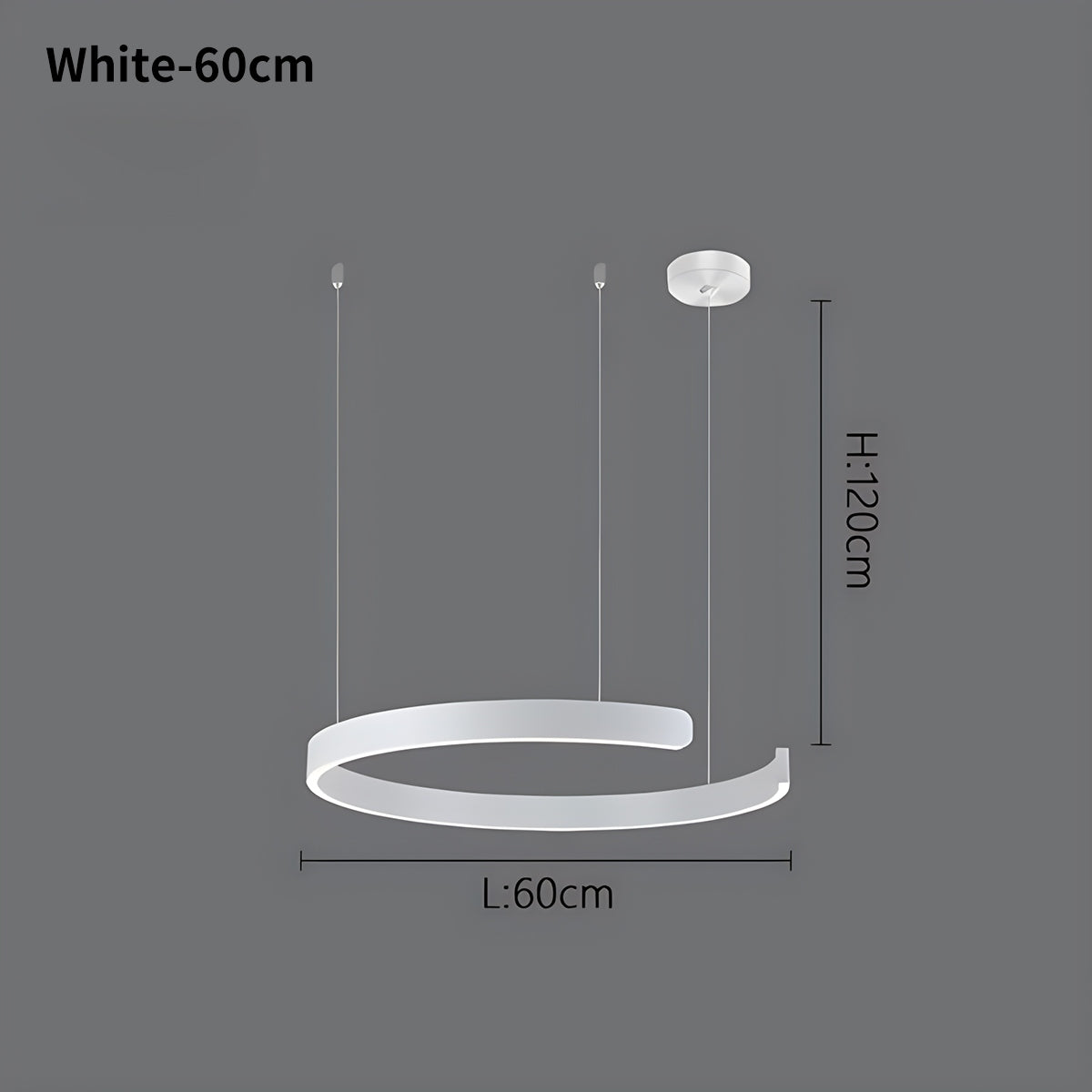 LED Ring Chandelier for Living Room and Office