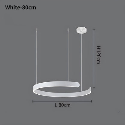 LED Ring Chandelier for Living Room and Office