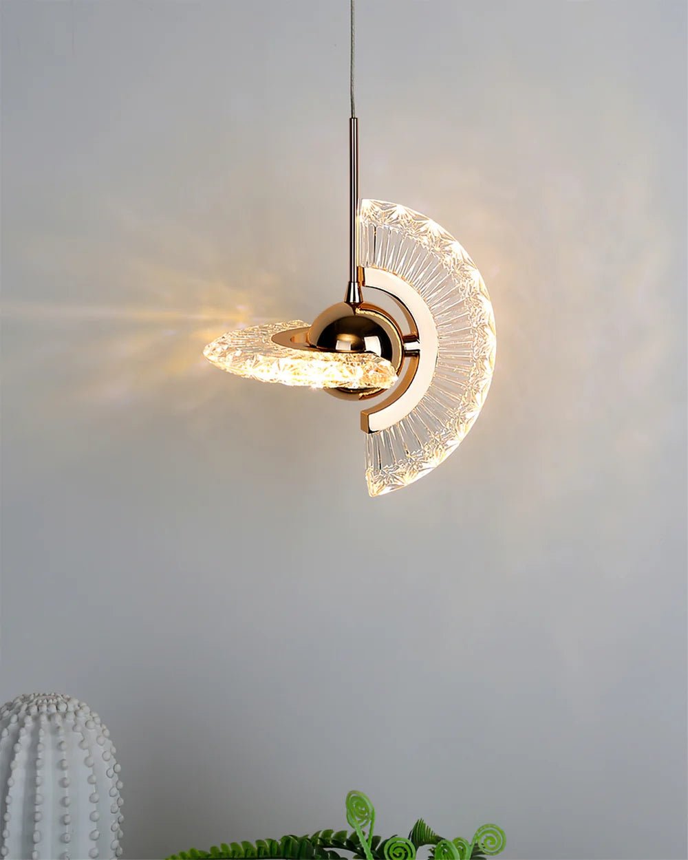 Glass Pendant Light for Kitchen Island and Dining Room