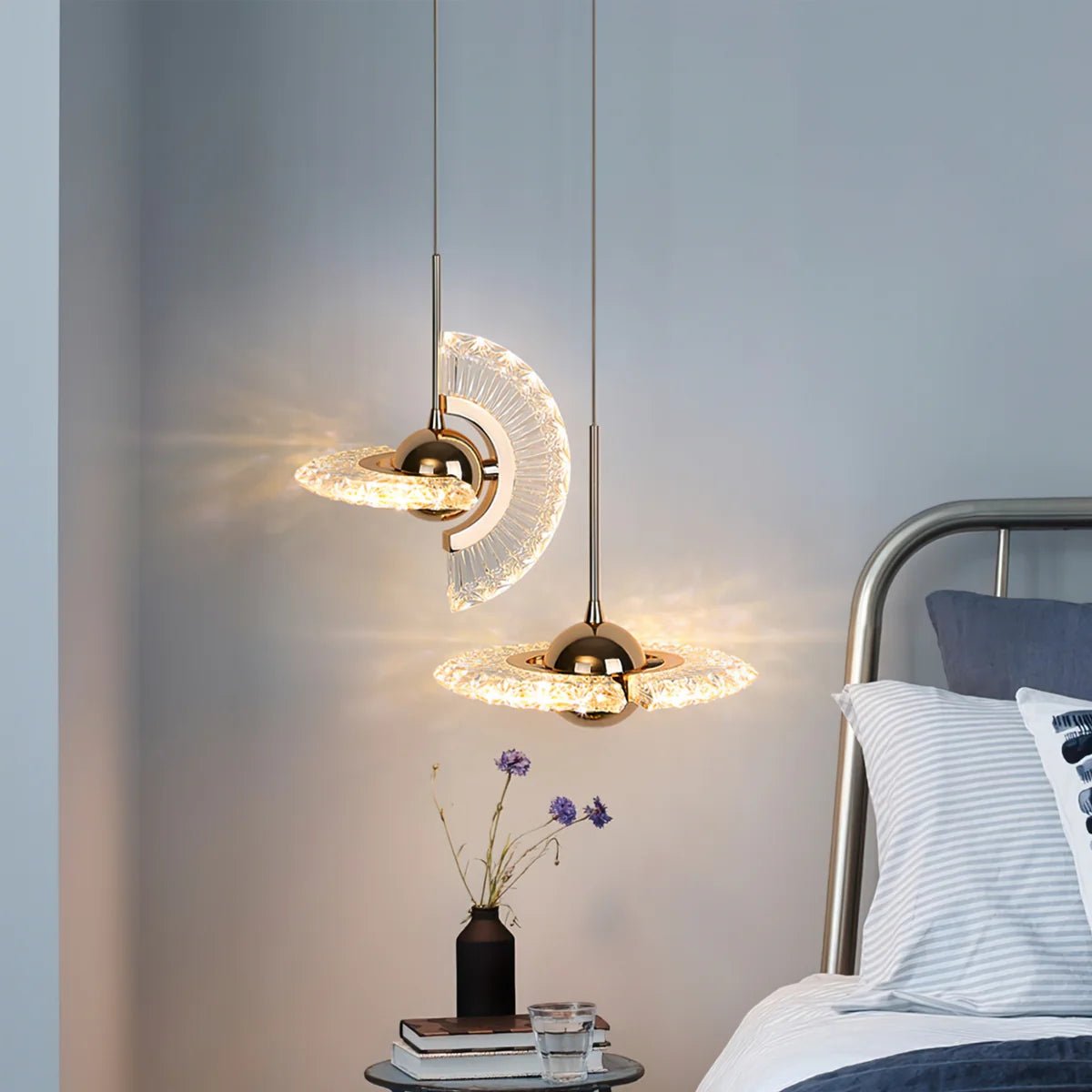 Glass Pendant Light for Kitchen Island and Dining Room