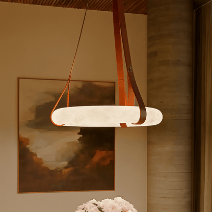 Aktis Alabaster Pendant Light