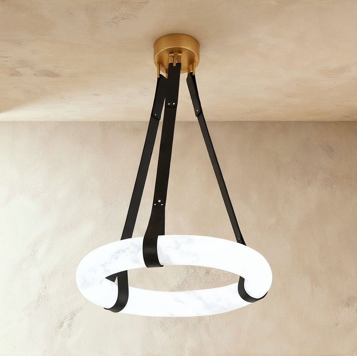Aktis Alabaster Pendant Light