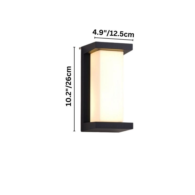 nuvlight Aster Modern Outdoor Wall Sconce