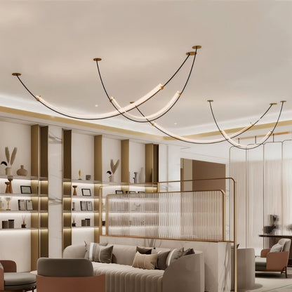 nuvlight Bikhtir Modern Luxury Architectural Chandelier