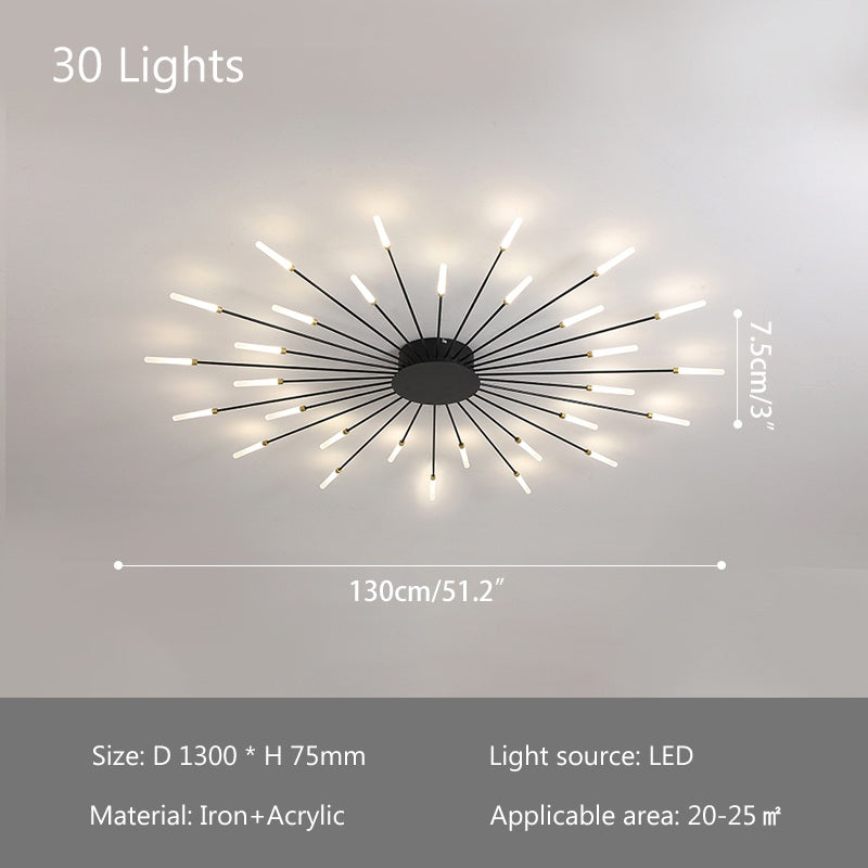 Swirl Flush Mount Ceiling Light for Living Room