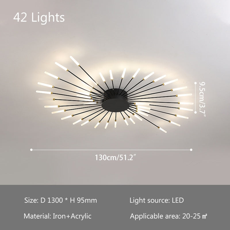 Swirl Flush Mount Ceiling Light for Living Room