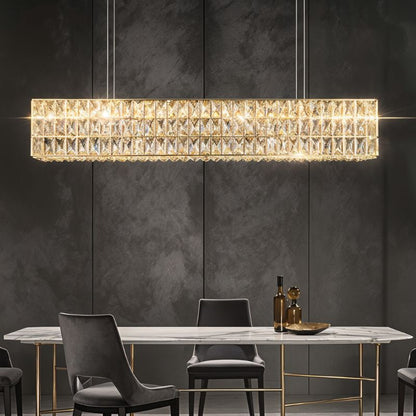 nuvlight Caixa Modern Geometric Cube Chandelier