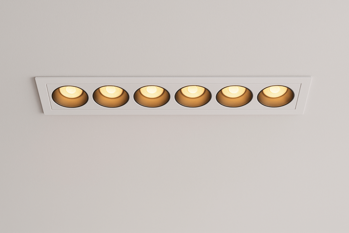 nuvlight Civor Modernist Modular Recessed Multi-Light Downlight