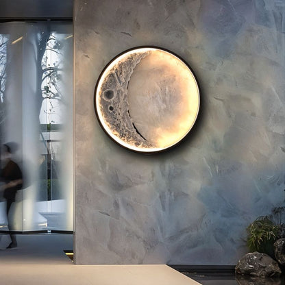 nuvlight Crescent Moon Modern LED Wall Sconce