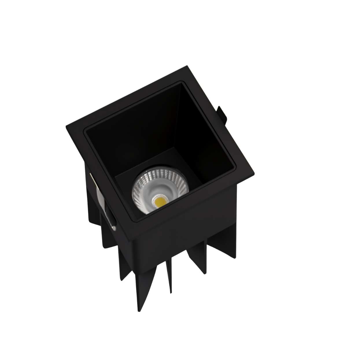 nuvlight Cubis Architectural Aluminium Recessed Geometric Spotlight