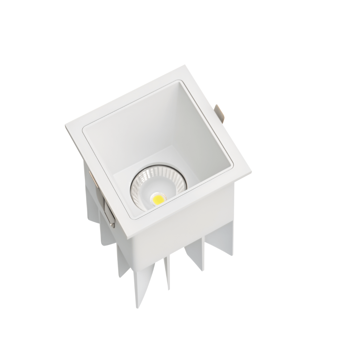 nuvlight Cubis Architectural Aluminium Recessed Geometric Spotlight