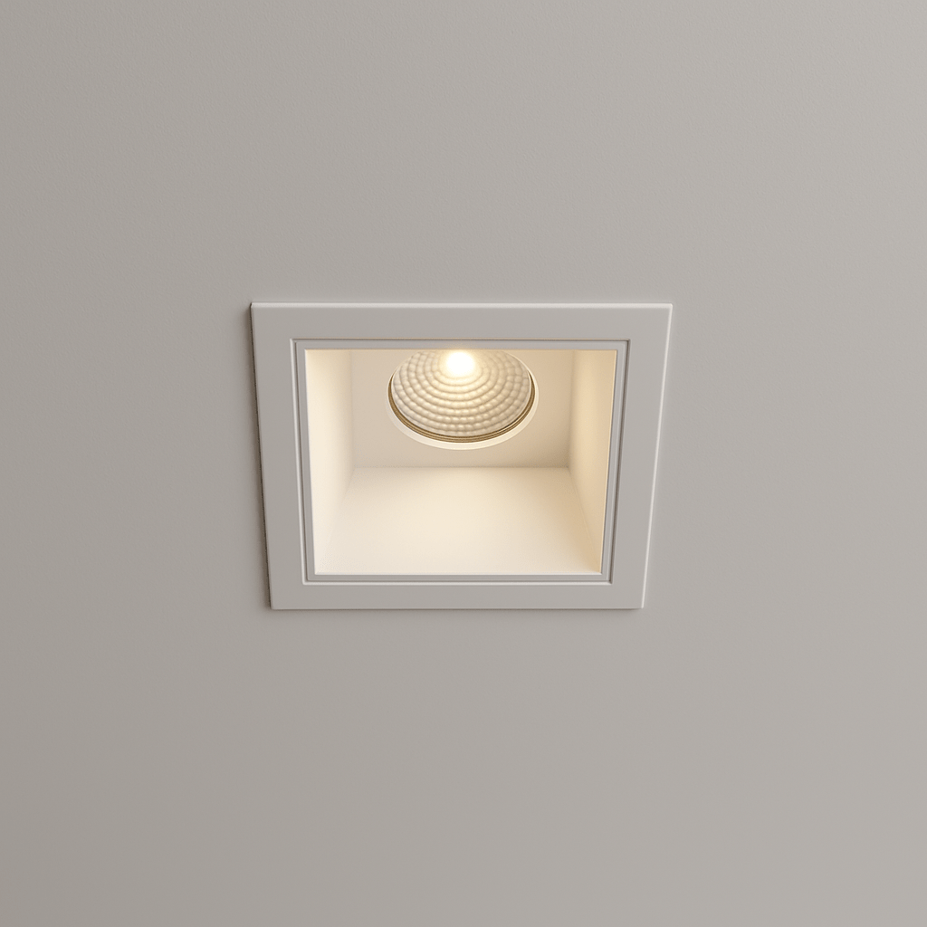 nuvlight Cubis Architectural Aluminium Recessed Geometric Spotlight