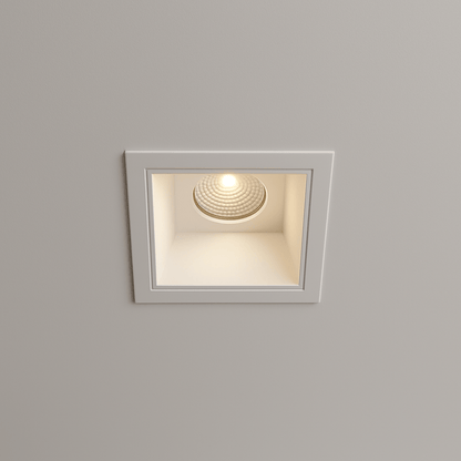 nuvlight Cubis Architectural Aluminium Recessed Geometric Spotlight