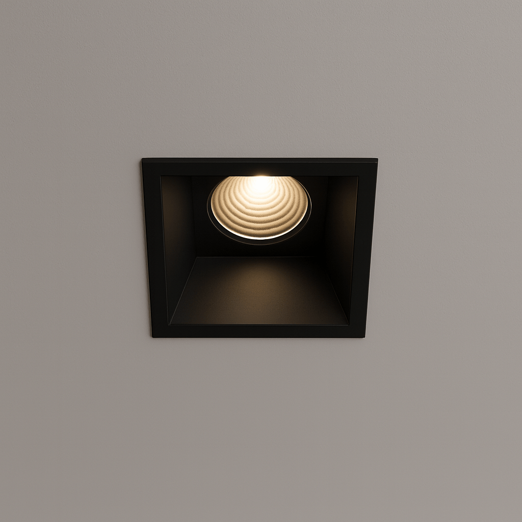 nuvlight Cubis Architectural Aluminium Recessed Geometric Spotlight
