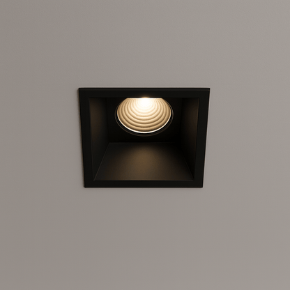 nuvlight Cubis Architectural Aluminium Recessed Geometric Spotlight